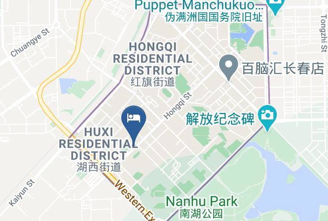 Changchun - Hanting Express Changchun Hongqi Street Maps