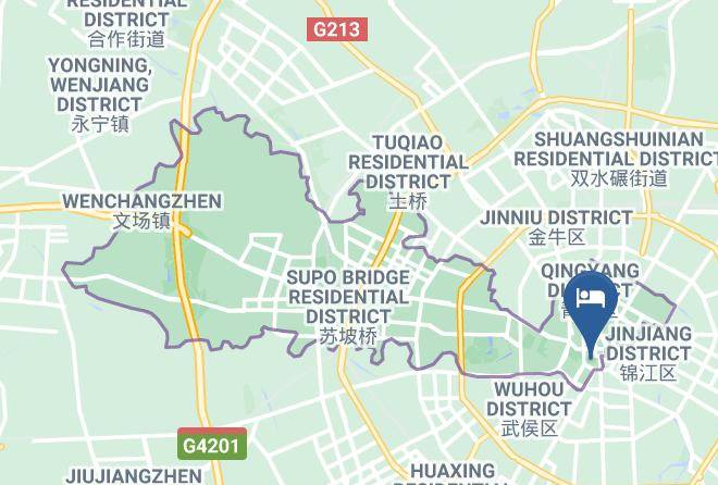 Chengdu - Hanting Express Chunxi Hotel Chengdu Maps