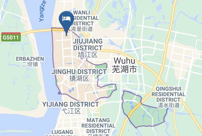 Wuhu - Hanting Express Fangte Wuhu Maps