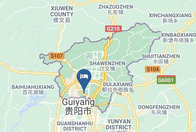 Guiyang - Hanting Express Guiyang Baiyun Park Maps