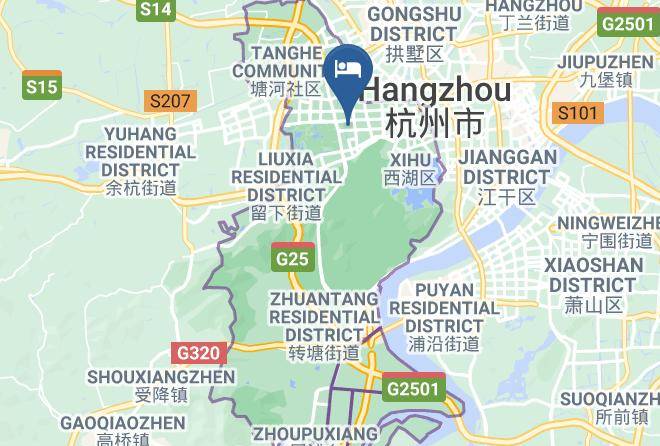 Hangzhou - Hanting Express Hangzhou Wensan West Rd No 2 Maps