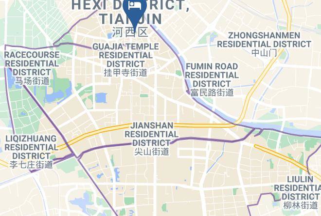 Hexi District - Hanting Express Hotel Tianjin Xiawafang Maps