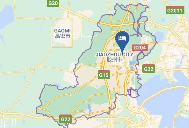 Qingdao - Hanting Express Jiaozhou Bus Station Maps
