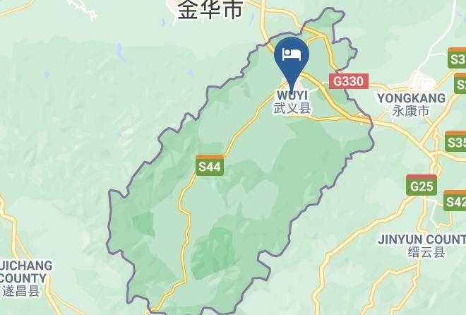 Jinhua - Hanting Express Jinhua Wuyi Maps