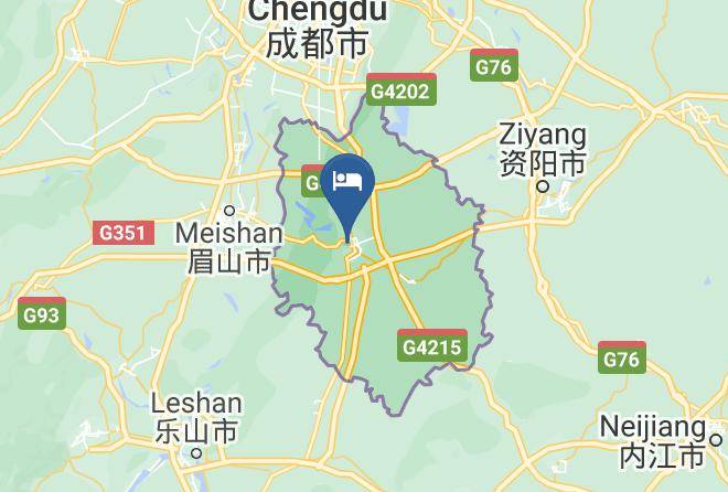 Hanting Express Meishan Renshou Kuixing Pavilion Map