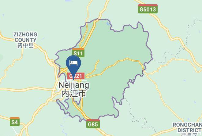 Hanting Express Neijiang Xilin Avenue Map