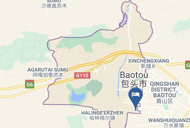 Baotou - Hanting Hotel Baotou Railway Station Maps