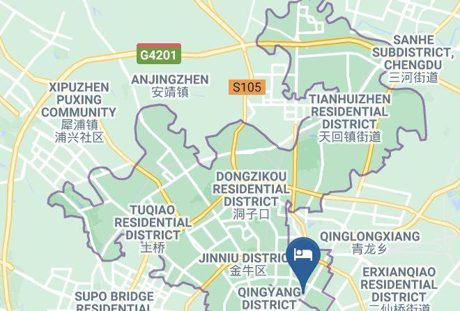 Chengdu - Hanting Hotel Chengdu Wenshufang Maps