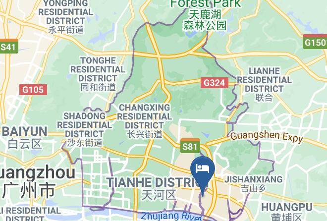 Guangzhou - Hanting Hotel Guangzhou Dongpu Damalu Maps