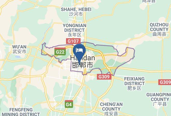 Handan - Hanting Hotel Handan Tianhong Square Maps