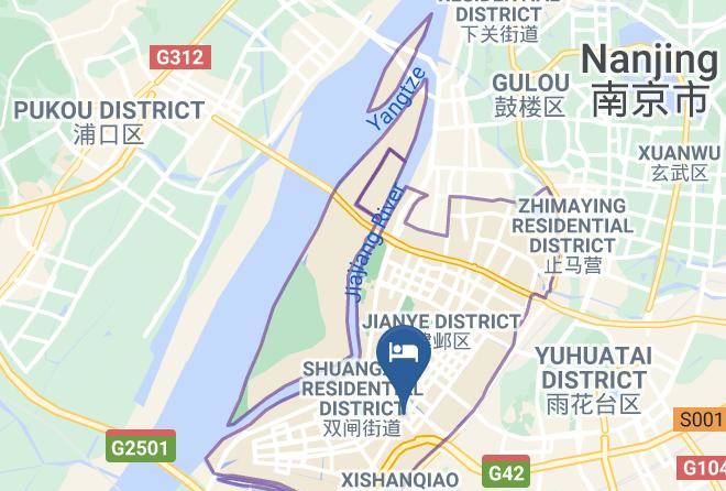 Nanjing - Hanting Hotel Nanjing Yurun Street Subway Station Maps