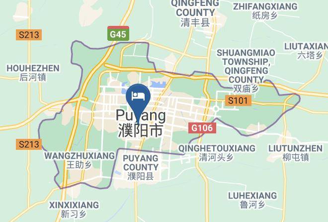 Puyang - Hanting Hotel Puyang Zhongxin Square Maps