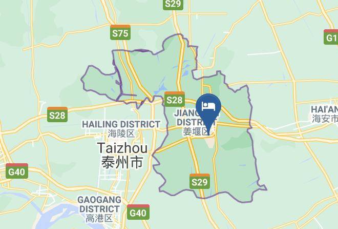 Taizhou - Hanting Hotel Taizhou Jiangyan Bus Station Maps