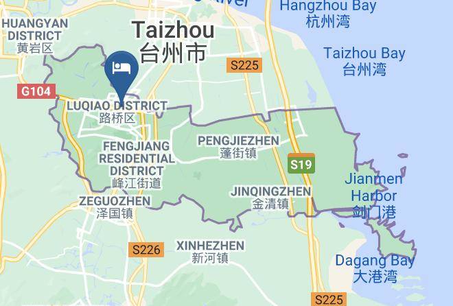 Taizhou - Hanting Hotel Taizhou Luqiao West Avenue Maps