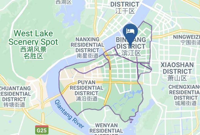 Hangzhou - Hanting Seasons Hotel Xingguang Avenue Hangzhou Maps