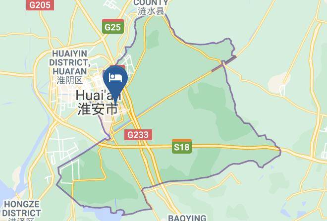 Huaian - Hanting Youjia Hotel Maps