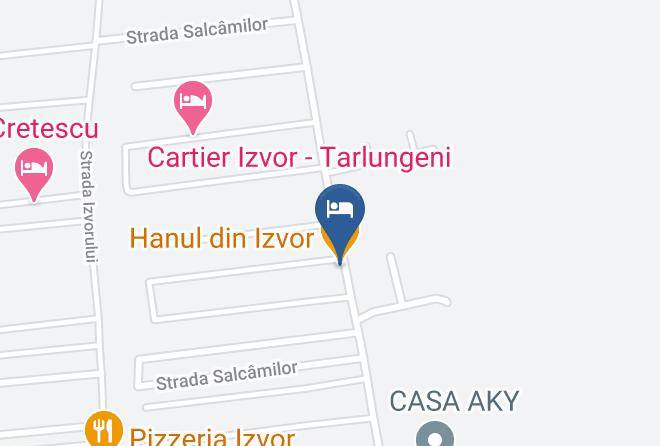Tarlungeni - Hanul Din Izvor Maps