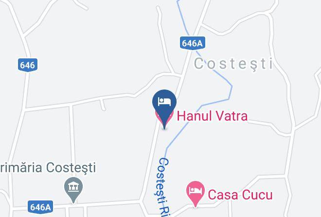 Costeti - Hanul Vatra Maps