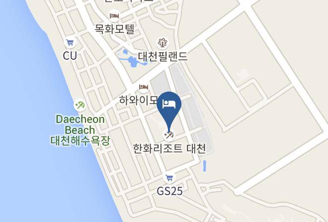 Hanwha Resort Daecheon Paros Map