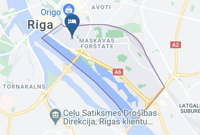 Riga - Hanza Hotel Maps
