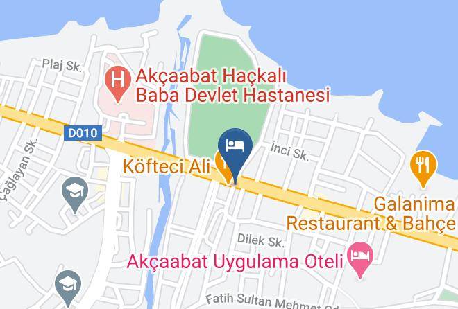 Akcaabat - Hanzade Park Hotel Maps