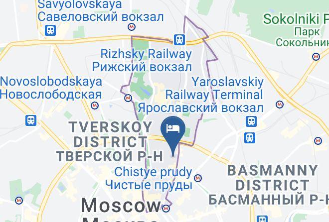 Moscow - Hanzer Hotel Maps