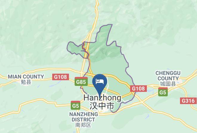 Hanzhong - Hanzhong Lanting Business Hotel Maps