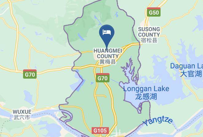 Huanggang - Hao Yue Theme Hotel Maps
