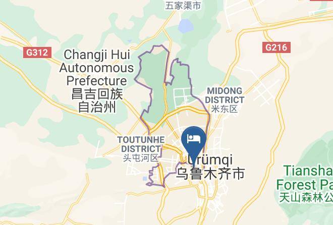 Urumqi - Haoke Express Hotel Maps