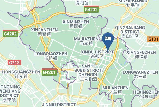 Chengdu - Haoke Fengshang Hotel Maps