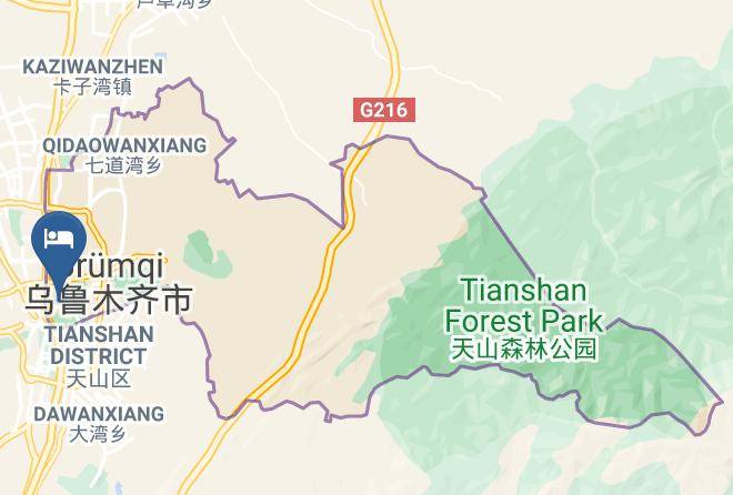 Urumqi - Haokun Hotel Maps