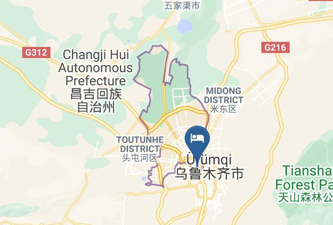 Urumqi - Haomei Commercial Hotel Maps