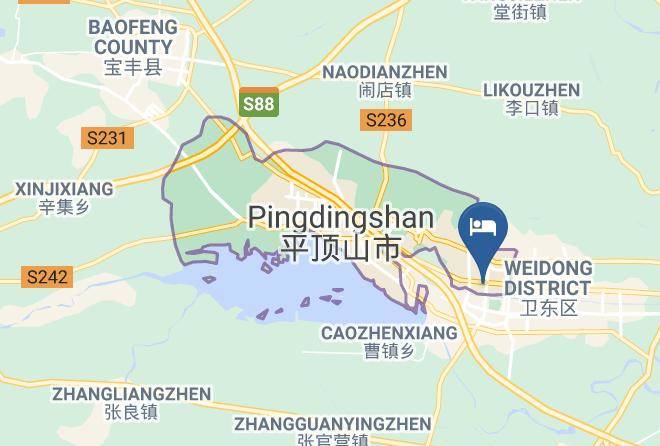Pingdingshan - Haorujia Hotel Maps