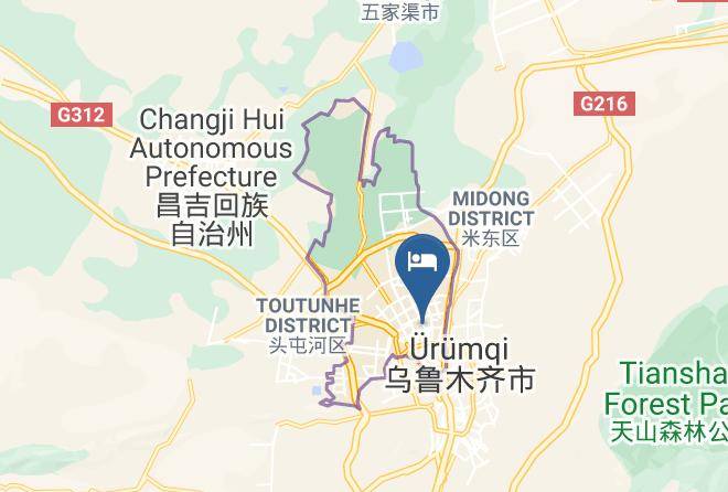 Urumqi - Haorujia Hotel Maps