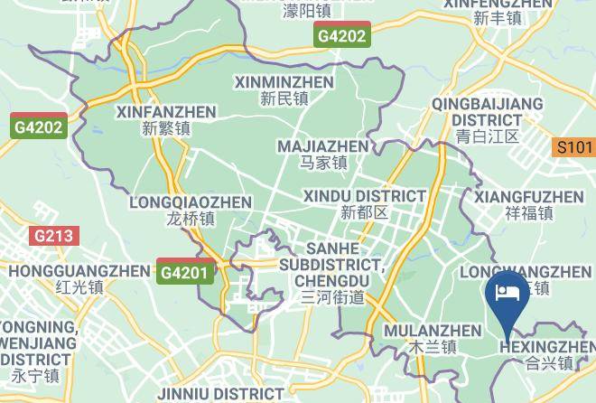 Chengdu - Haoying Hotel Maps