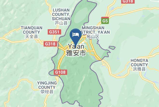 Yaan - Haoyue Business Hotel Maps