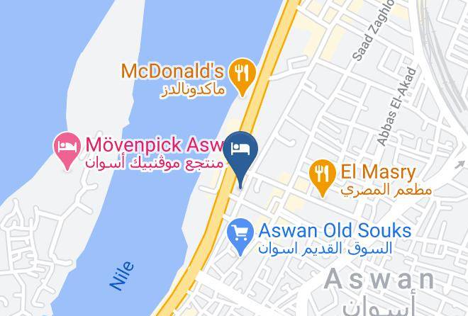 Aswan - Hapi Hotel Maps