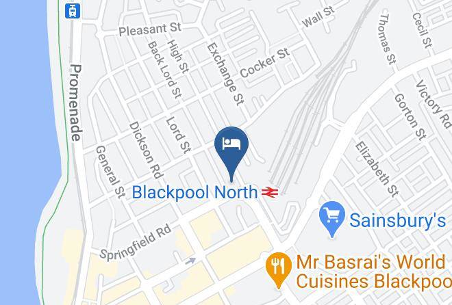 Blackpool - Happi Hotel And Spa Maps
