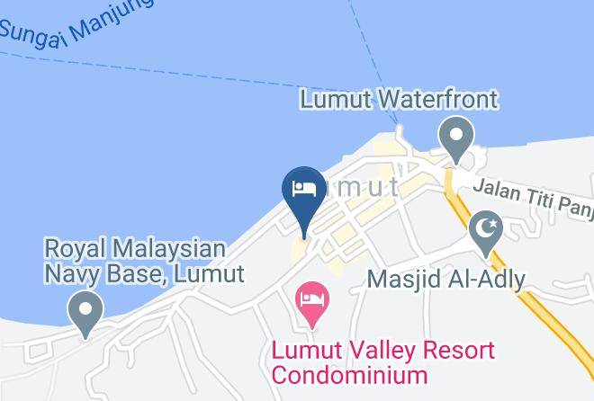 Dinding - Happy 92 Hotel Lumut Maps