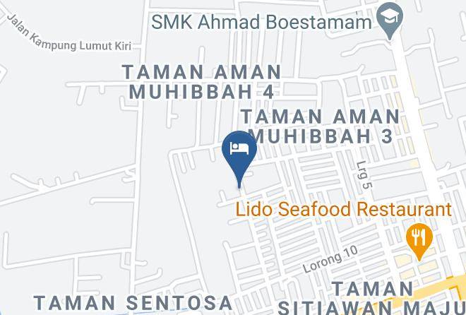 Dinding - Happy 92 Hotel Sitiawan Maps