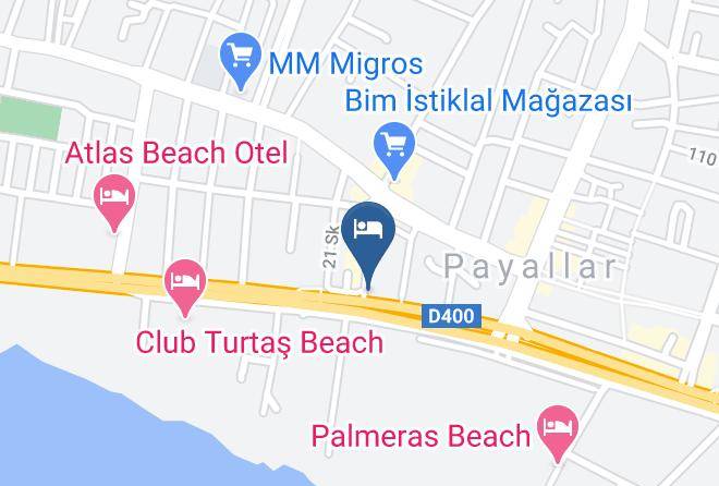 Konakli - Happy Beach Hotel Konakli Maps