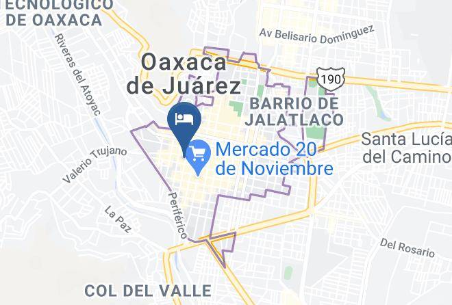 Oaxaca De Juarez - Happy Express Hotel Maps