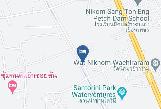 Amphoe Cha Am - Happy Field Resort Cha Am Maps