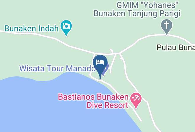 Kota Manado - Happy Gecko Dive Resort Maps