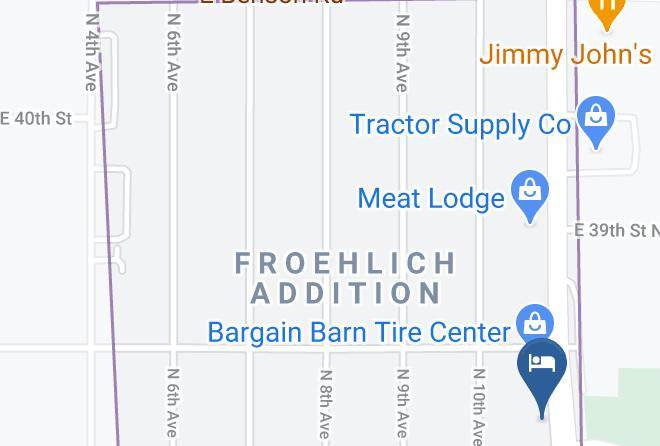 Minnehaha - Happy Rest Motel Maps