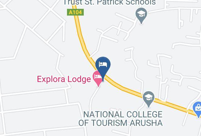 Arusha - Happy Rhino Hotel Maps