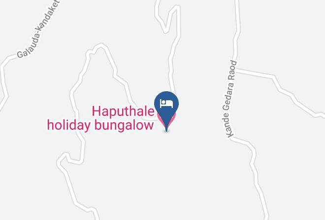 Badulla - Haputhale Holiday Bungalow Maps