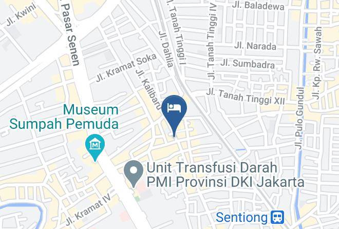 Central Jakarta - Harapan Jaya Hotel Maps