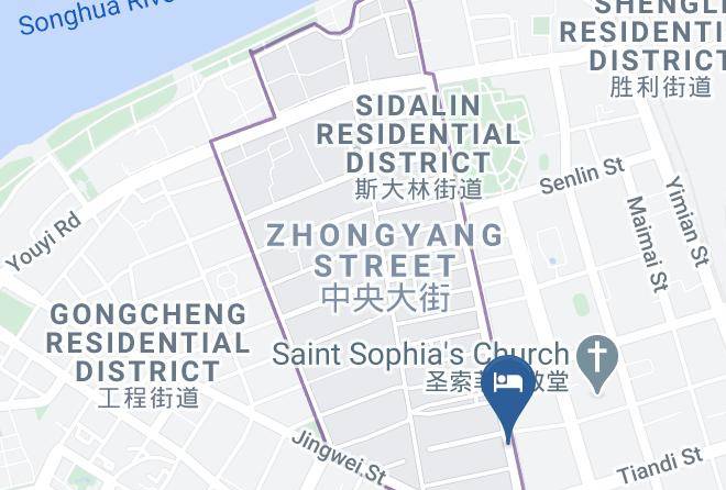 Harbin - Harbin Lanling Hotel Maps
