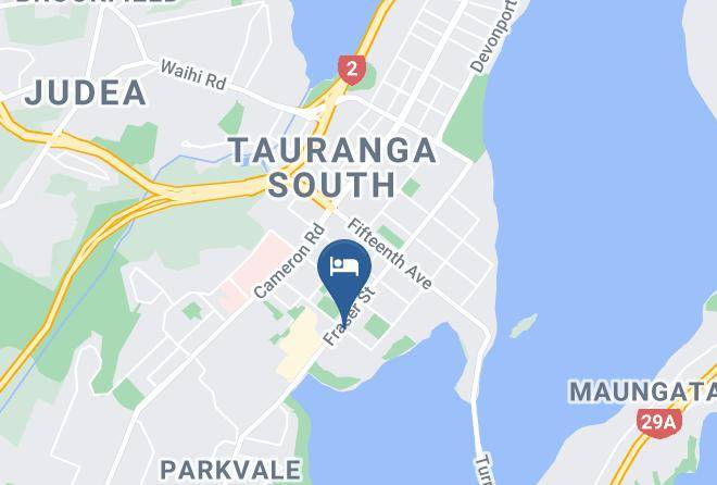 Tauranga - 18th Avenue Thermal Motel Maps